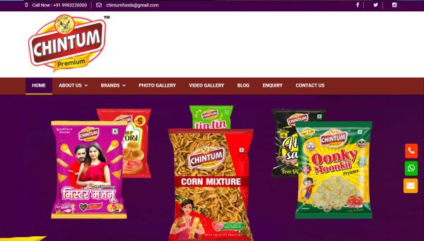 Chintum, website company design in raipur