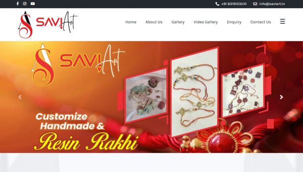 Savi Art, website company design in raipur